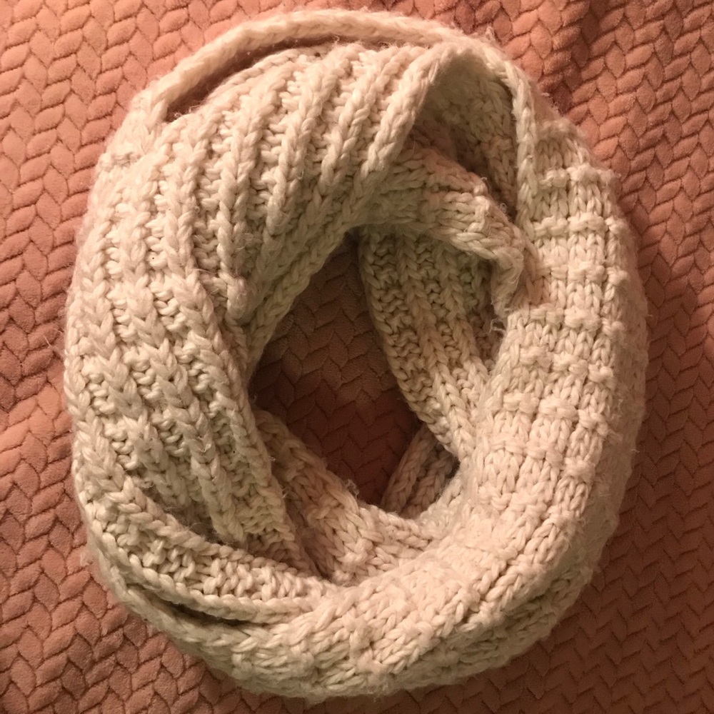 White Infinity Scarf
